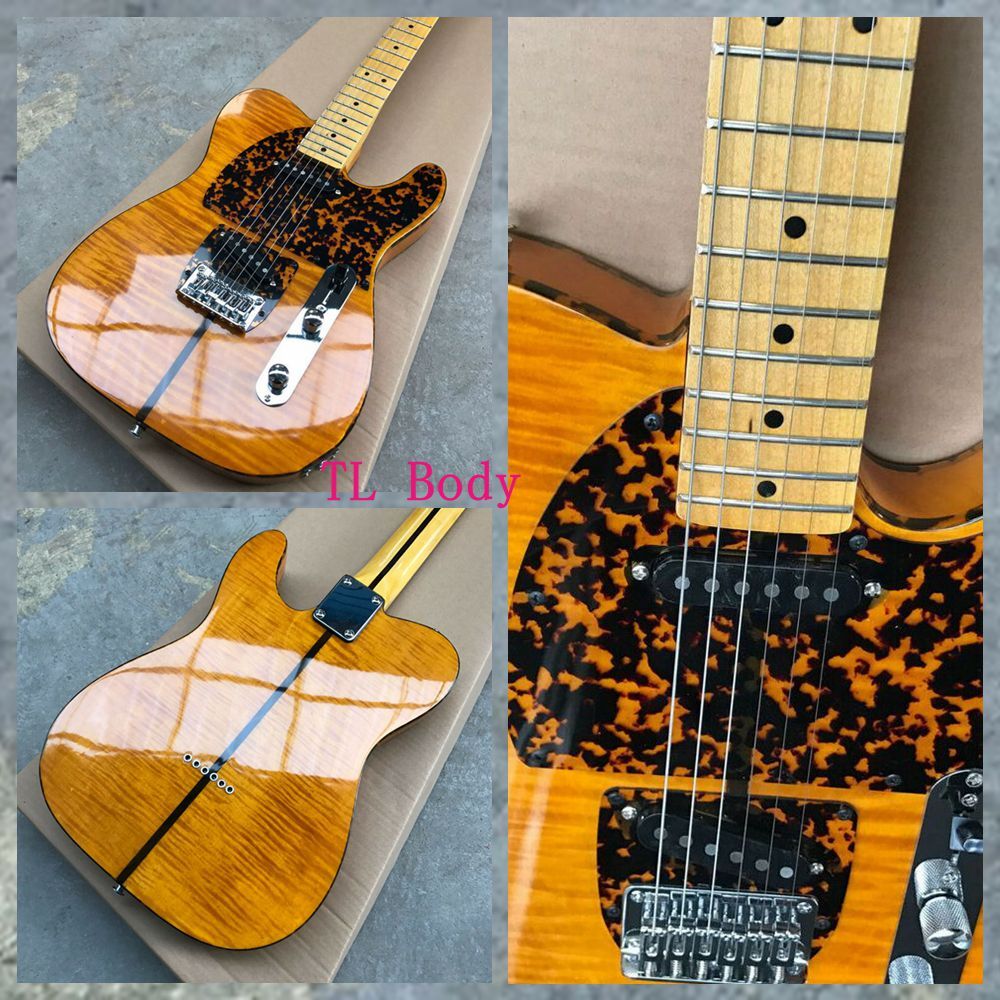 HS Anderson Mad Cat Electric Guitar, Rare Prince Edition, Amber