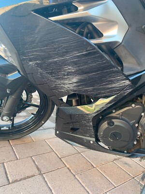 18-23 Kawasaki Ninja 400 Ex400 Left Mid Lower Side Fairing Cowl