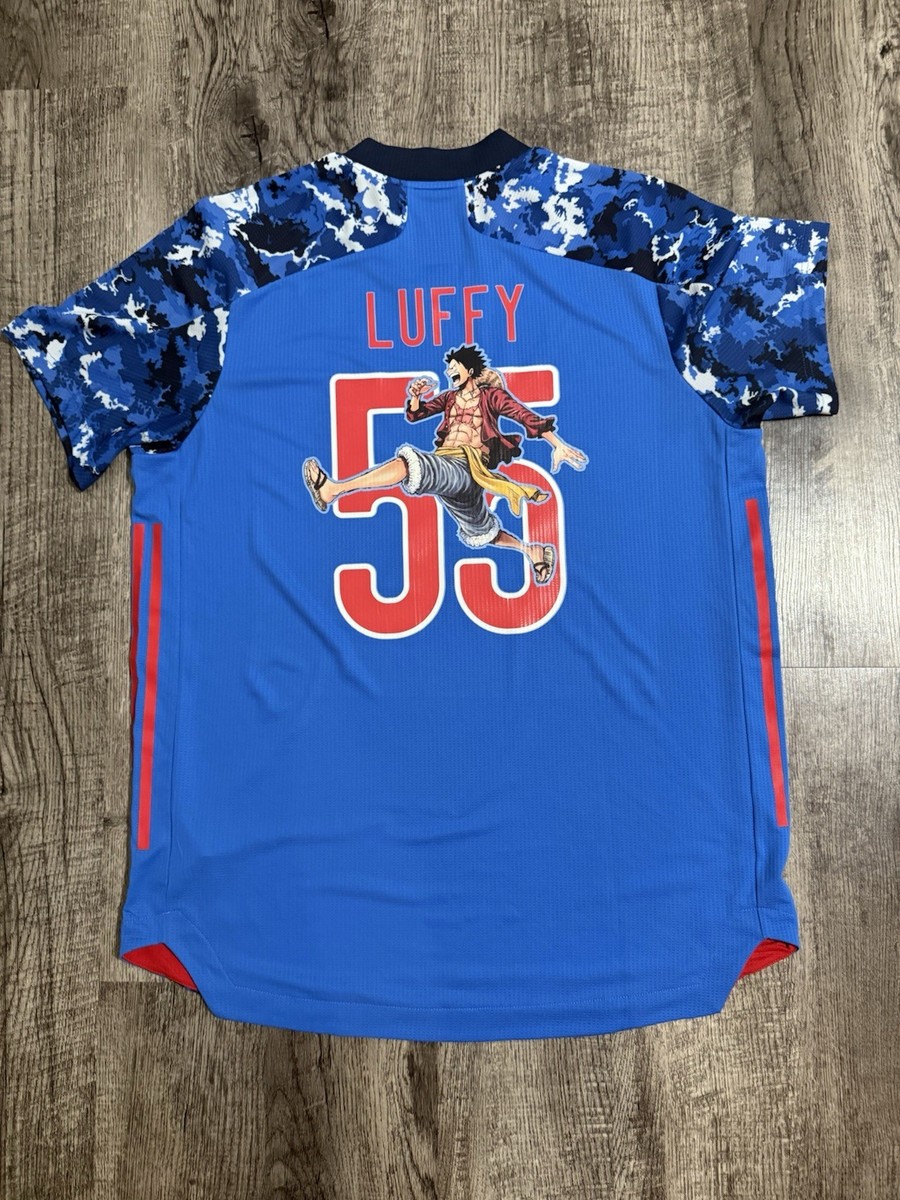 Japan National Team Adidas Jersey One Piece X Luffy Men's Size XL