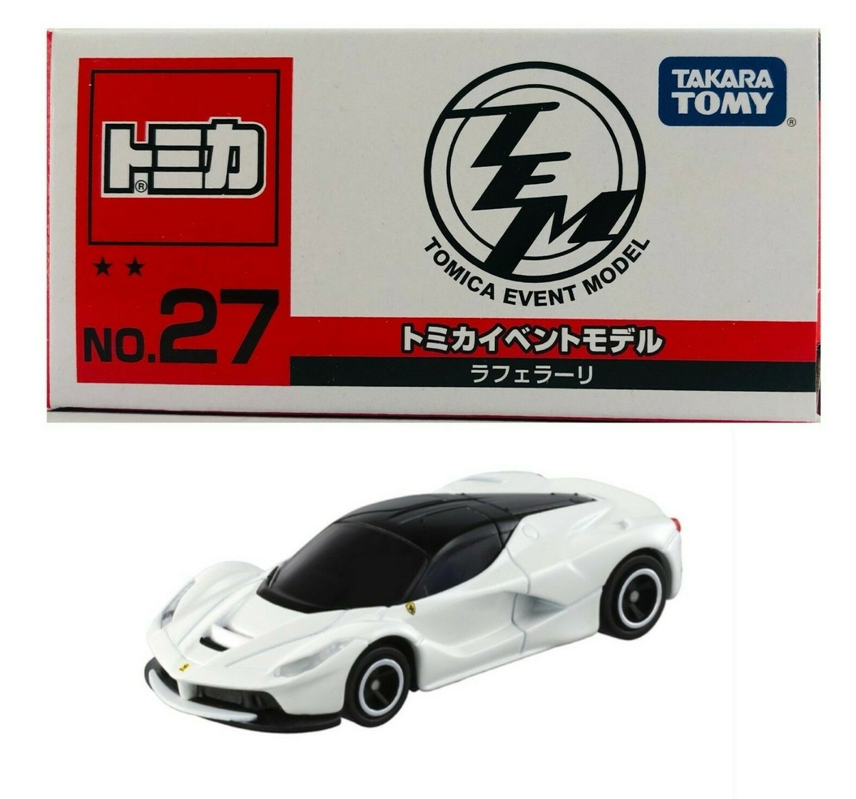 Tomica Event Model 2022 No.27 La Ferrari White 1/62 Exclusive
