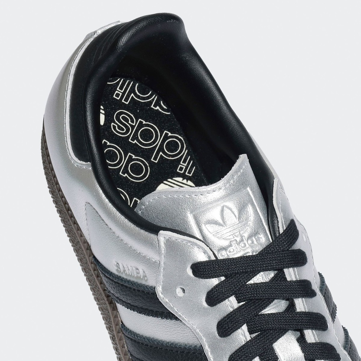 adidas Originals SAMBA OG JI4218 Silver metallic/Core black/Gum