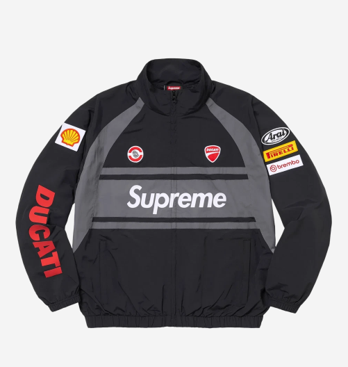 Supreme x Ducati Track Jacket Black - 24SS | eBay