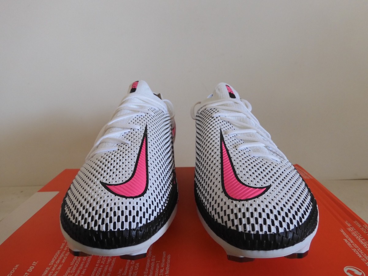 Nike Phantom Gt Pro Fg White-Pink Blast Black Sz 13 [CK8451-160