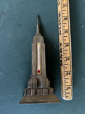 Empire State Building New York City Souvenir With Thermometer