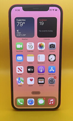 APPLE IPHONE 12 UNLOCKED 64GB PRODUCT RED VERY GOOD CONDITION FAST