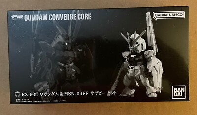 FW Gundam Converge: Core RX-93ff Nu v Gundam & MSN-04FF Sazabi