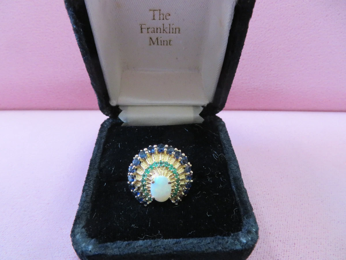 Franklin Mint Yellow Gold 14k Gemstone Ring Fine Rings for sale | eBay