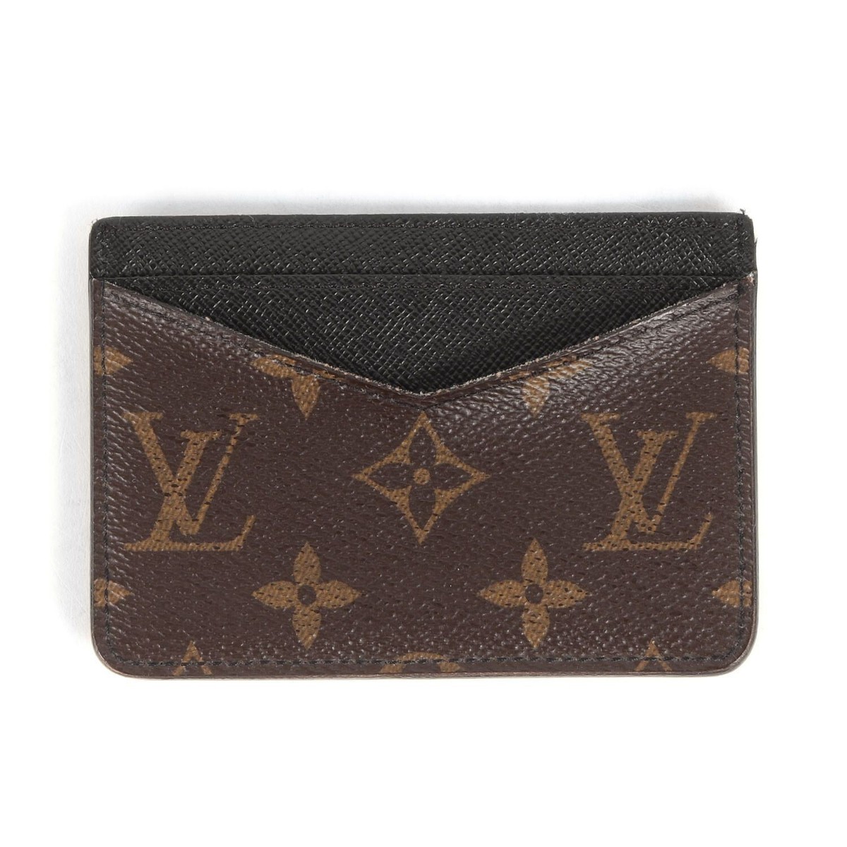 LOUIS VUITTON M60166 Monogram Macassar Neo Porte cult Card Case