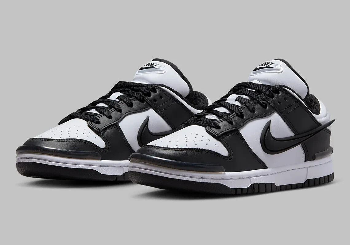Nike Dunk Low Twist Shoes 'Panda' Black White DZ2794-001 Women's