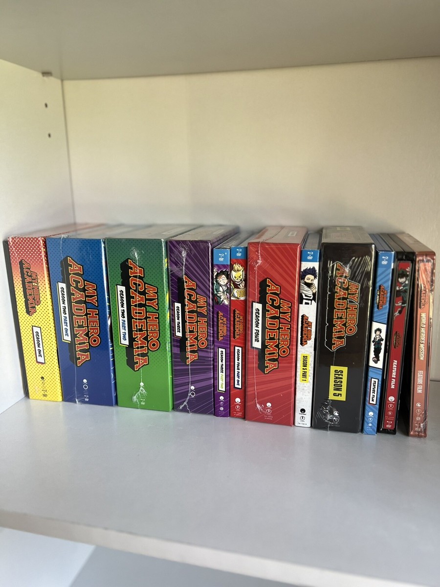 My Hero Academia All Seasons 1-5 Blu-ray DVD Limited Edition box