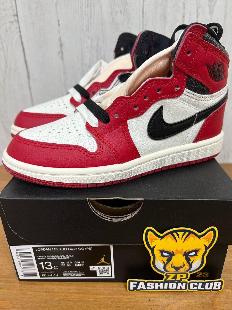Jordan 1 Retro High OG Lost and Found Chicago Men DZ5485-612 GS