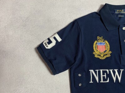 Polo Ralph Lauren Polo T-Shirt New York USA #5 Big Pony Luxury PRL