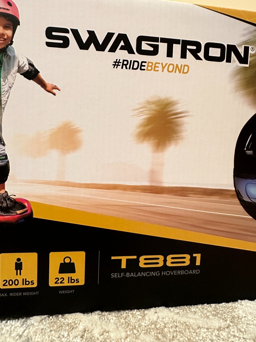 Swagtron T881 Adult Lithium-Free Dual 250W Self-balancing Red