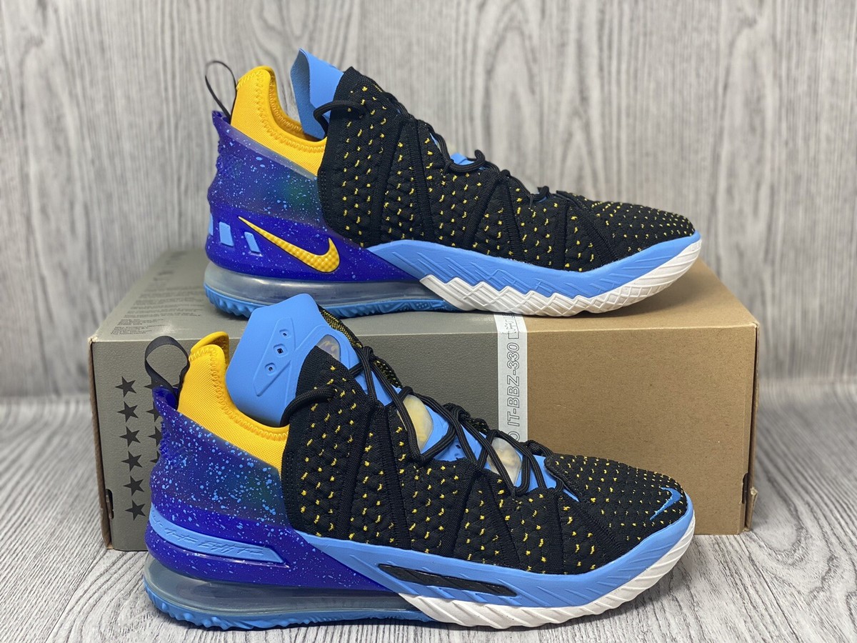 Nike LeBron 18 Dynasty Minneapolis Lakers CQ9283-006 Men's Size