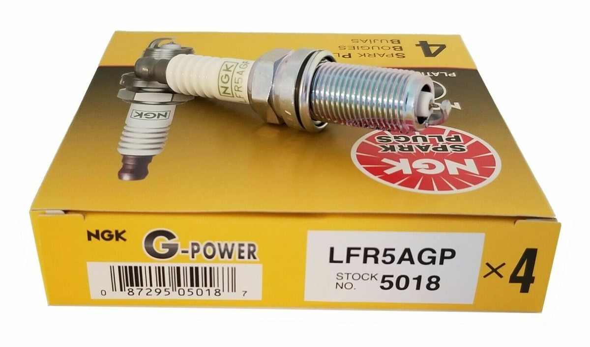 NGK 5018 Spark Plugs LFR5AGP G-POWER Genuine Japan - Pack of 4 | eBay