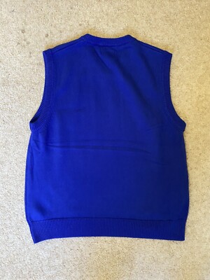 Blue Stussy Sweater Vest w/o Tags Size Medium | eBay