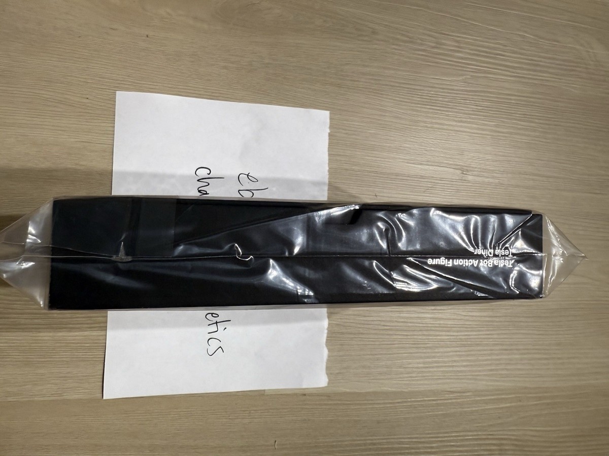 NEW & SEALED Tesla Diner Exclusive Black Optimus Bot Action Figure