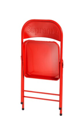 ひ*ろ様 Supreme パイプ椅子 Supreme Metal Folding Chair Red