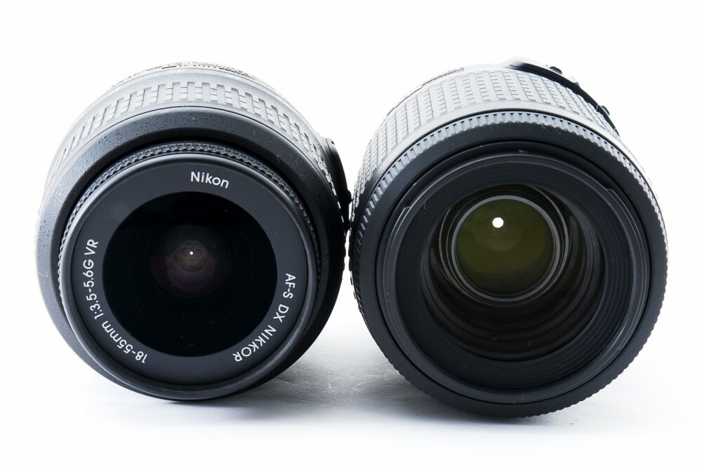 Nikon D5000 12.3MP 18-55/55-200mm Lens Set [Exc+++] w/8GB SD Card