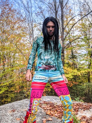 Stephen Sprouse - SS 1998 - Pants with Andy Warhol Lincold Center