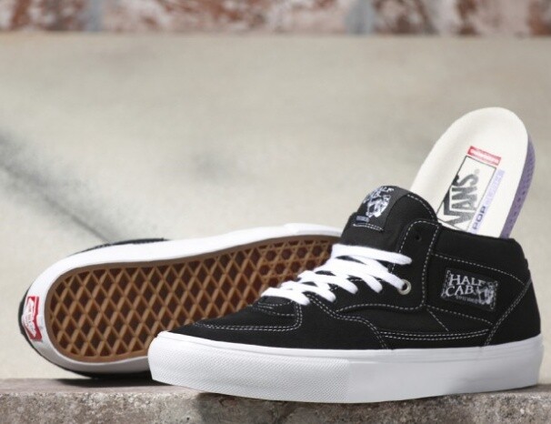 VANS Half Cab men's sneakers VN0A5FCDY281 black suede | eBay