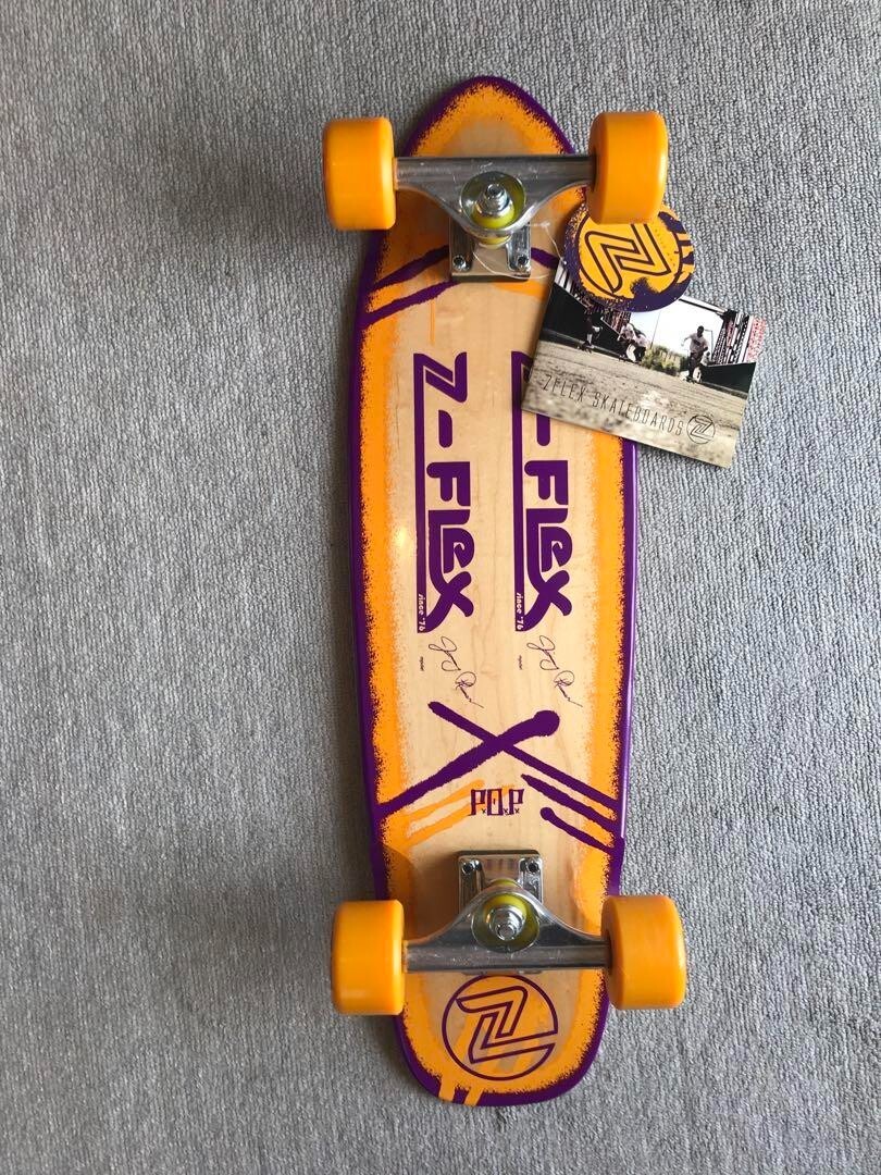 skateboard Vintage Z-FLEX P.O.P JIMMY PLUMER CRUIZER Very Rare