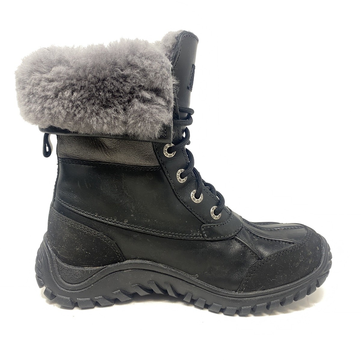 UGG Adirondack II Women's 1906 Snow Winter Boots Sz 6 M Leather