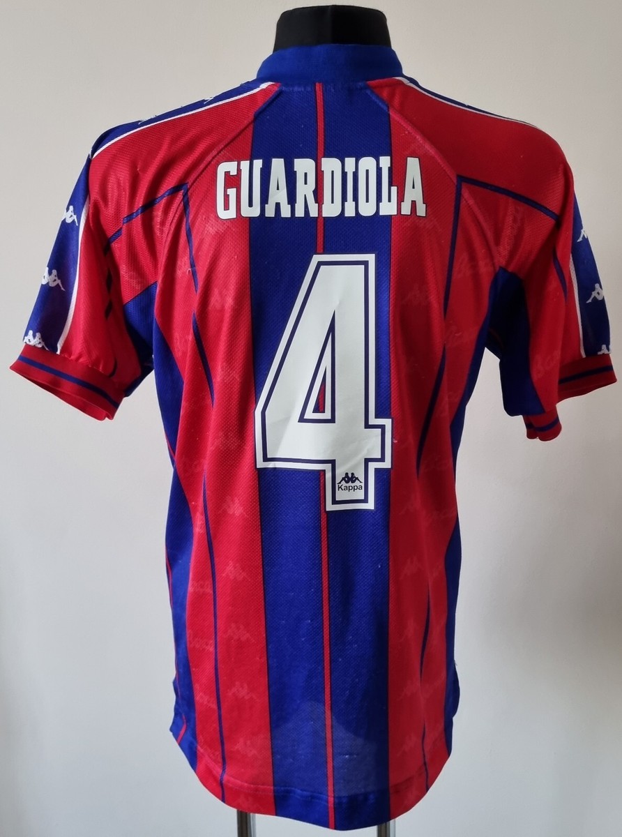 Barcelona 1997 - 1998 Home football Kappa shirt #4 Guardiola size