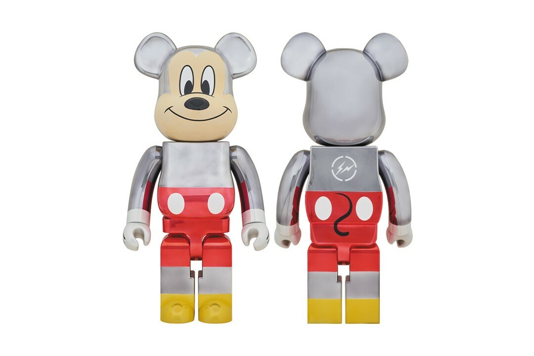 BE@RBRICK Medicom x Fragment Mickey Mouse 90th Ann. Bearbrick