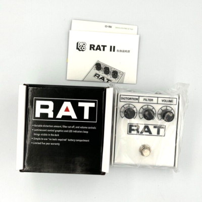 Pro-co RAT 2 WHITE IKEBE 40th Anniversary Distortion pedal JP New