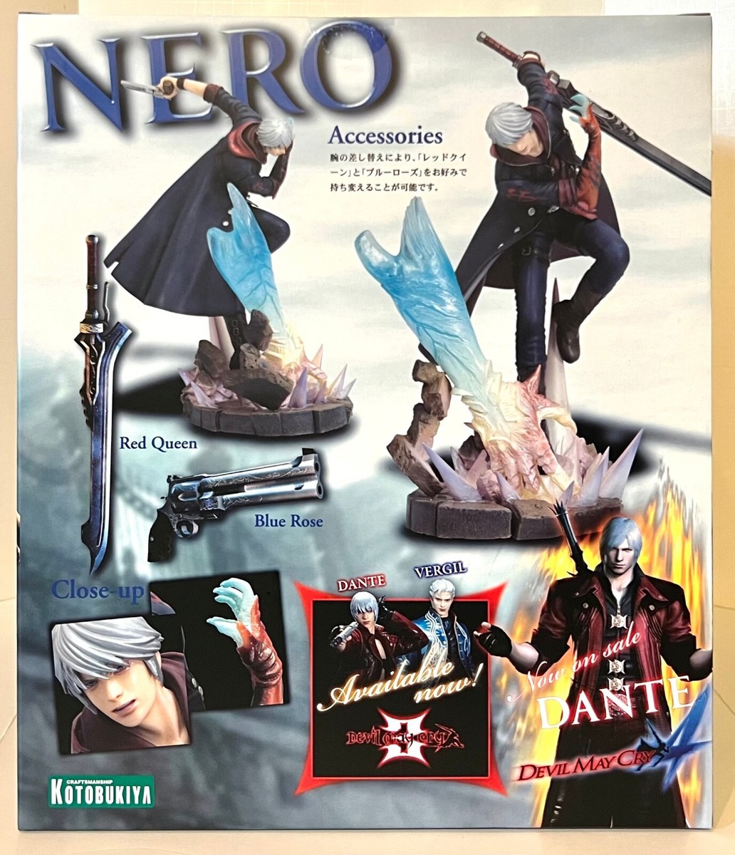 KOTOBUKIYA Devil May Cry 4 NERO ArtFX Statue Figure (NEW) | eBay