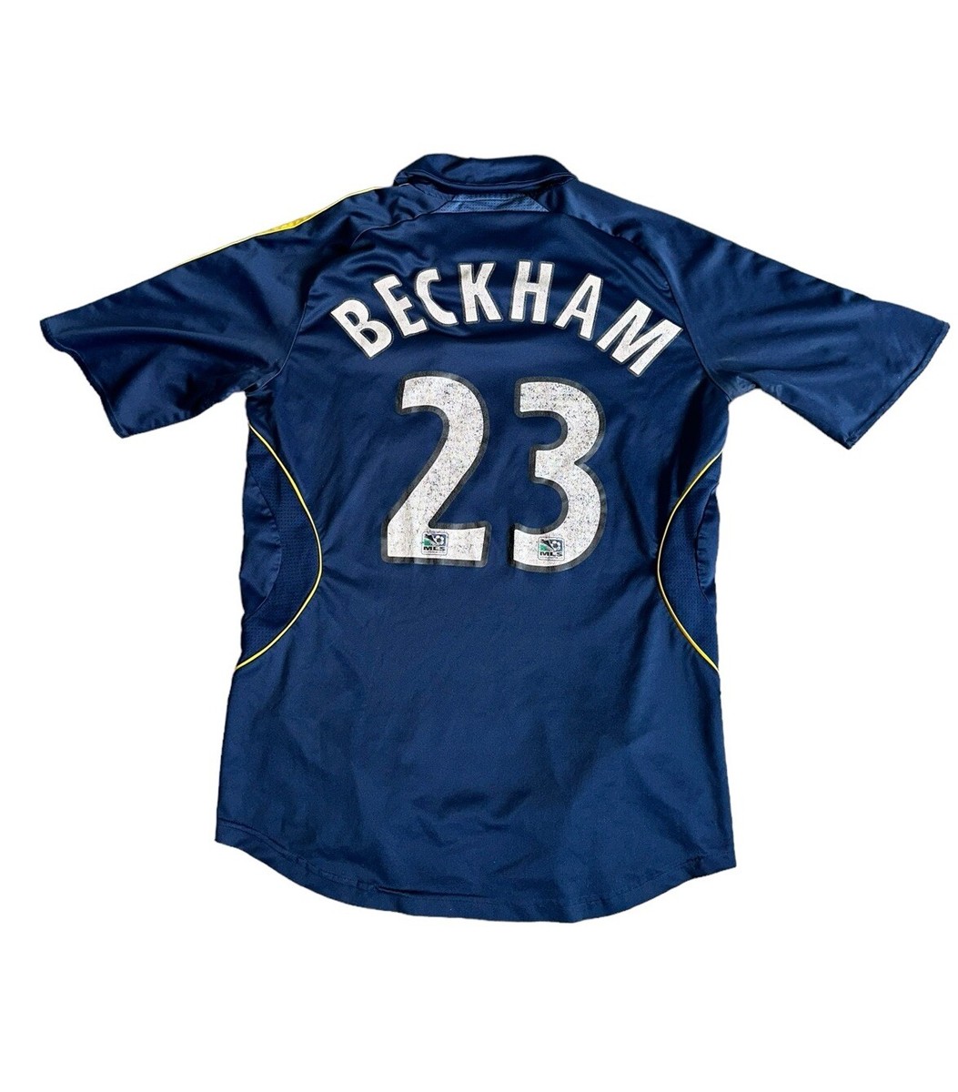 Vintage Los Angeles Galaxy David Beckham #23 2008 Away Football