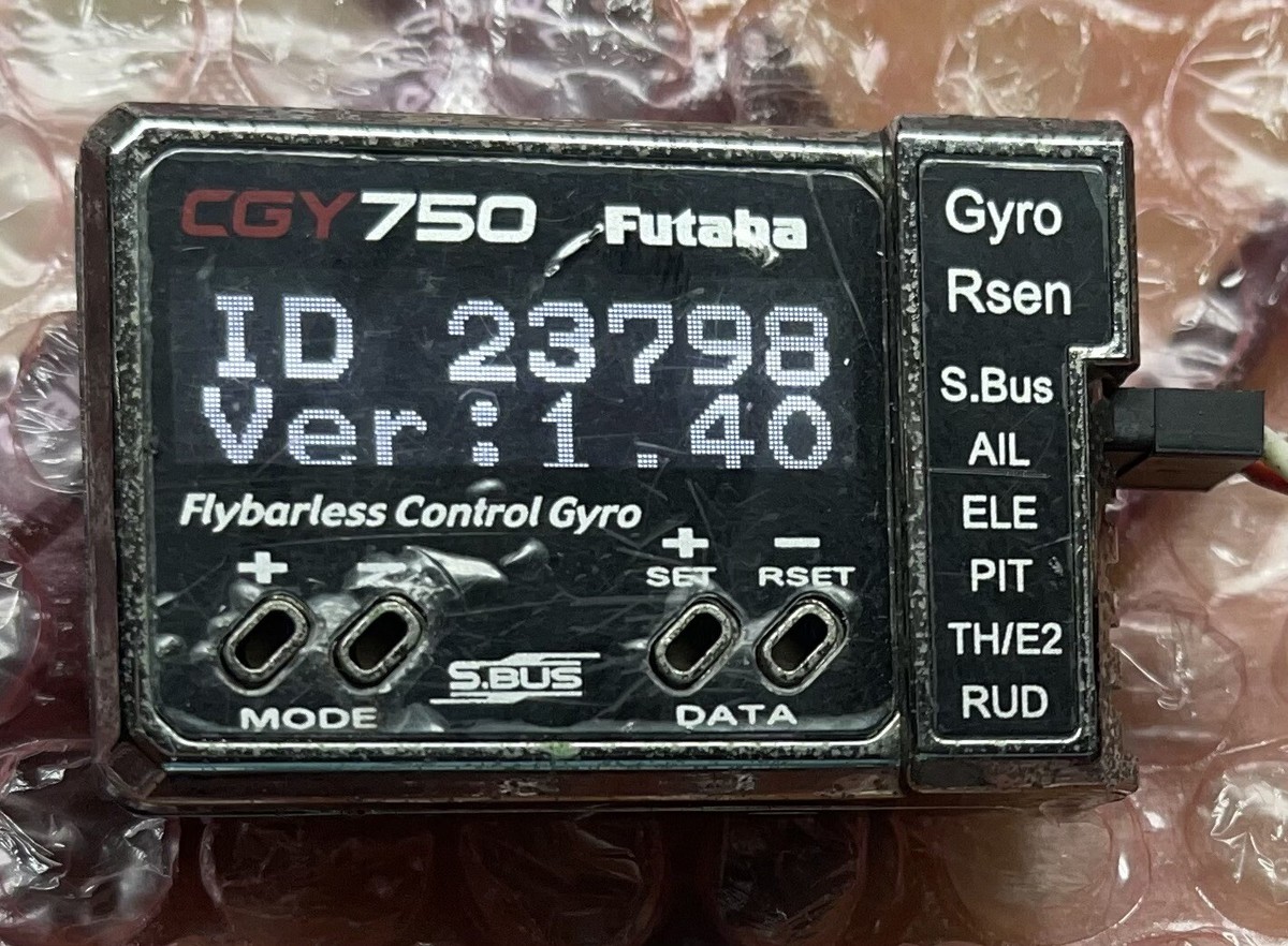 Futaba CGY750 Flybarless Control unit + Sensor | eBay