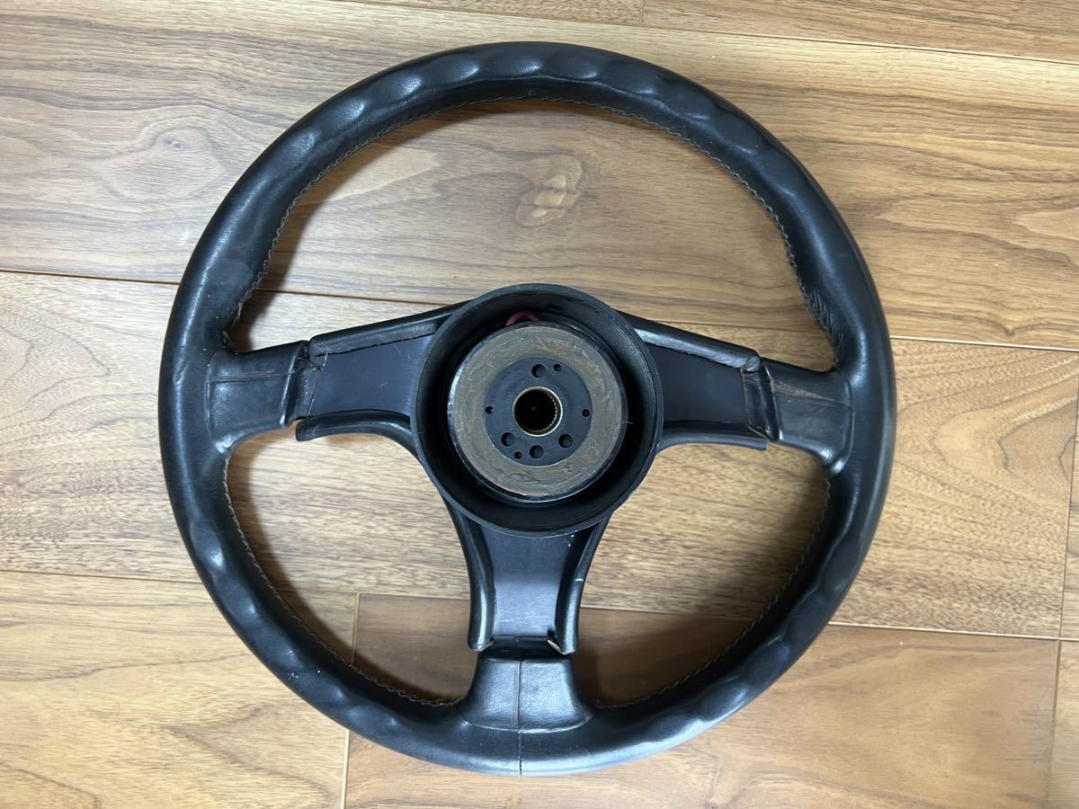 Nardi ステアリングホイール 3本スポーク当時物 Nardi ステアリング