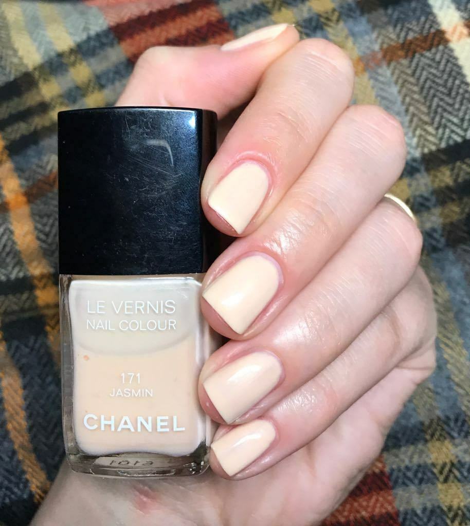 CHANEL Vernis JASMIN 171 Cream Beige Pearl Nude NIB Nail Polish