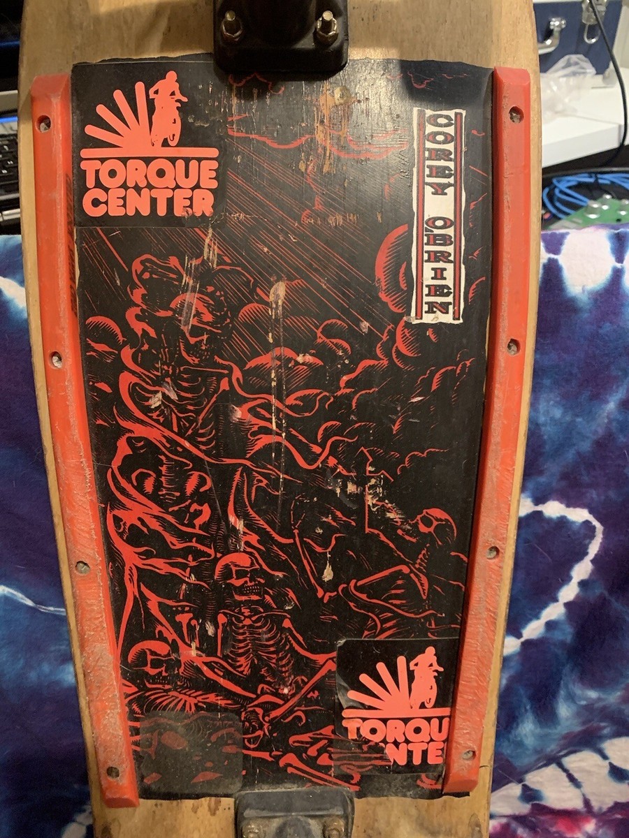 Vintage 80s Corey O'Brien Purgatory Skateboard W/ Gullwing Trucks