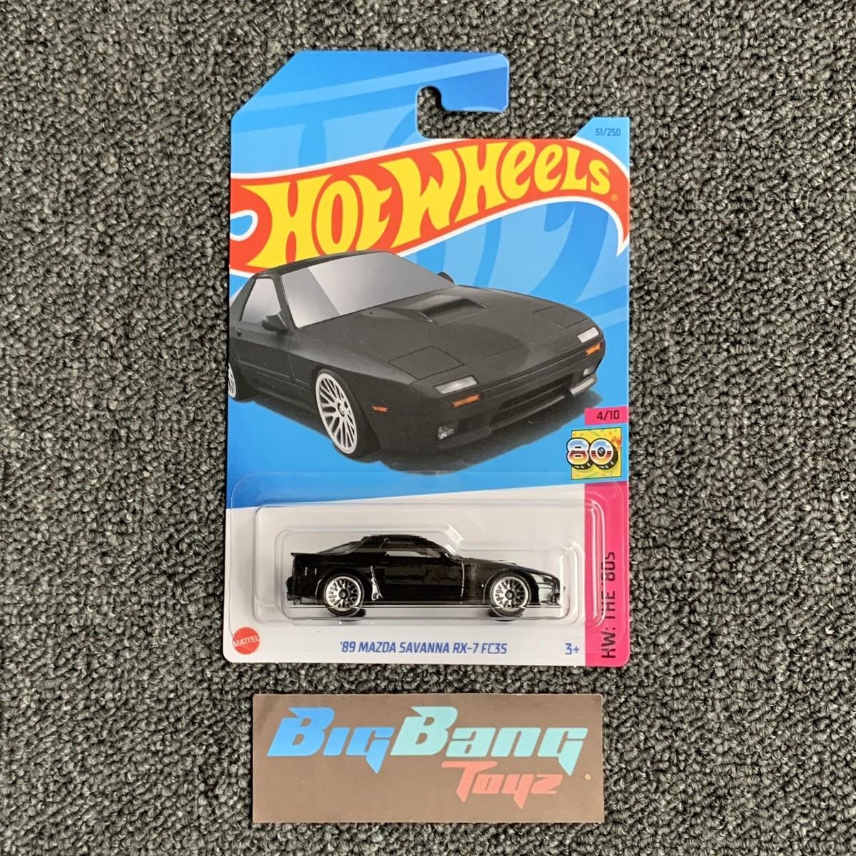 Hot Wheels 89 Mazda Savanna RX-7 FC35 #51 Mainline 2023 Case N/P