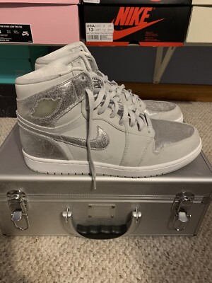 Air Jordan 1 High 25th Silver Anniversary size 13 Briefcase 2009
