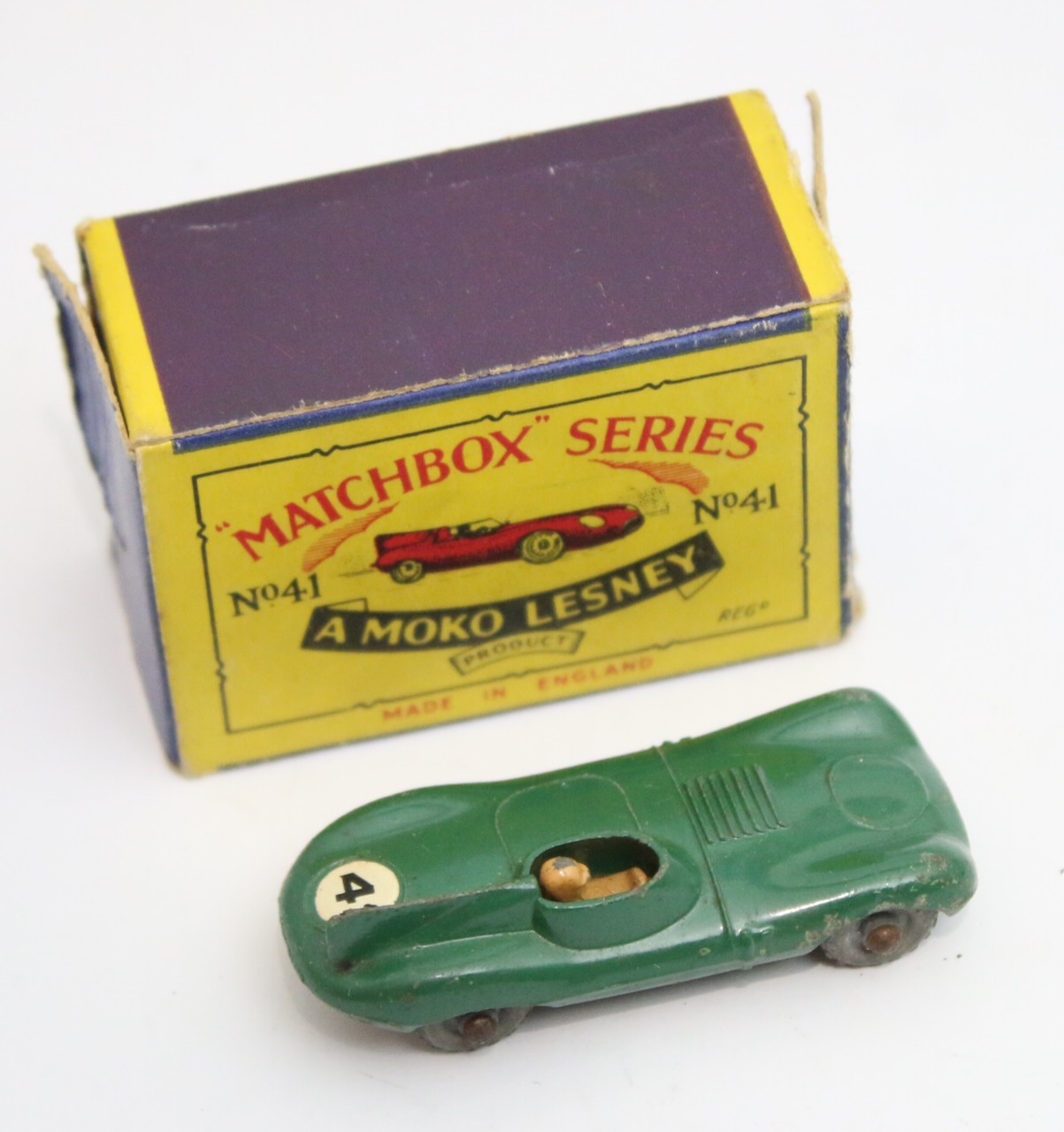 Matchbox 41a, Jaguar (D) Type - Free Price Guide & Review