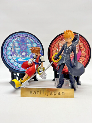 USED] Ichiban Kuji KINGDOM HEARTS Linking Hearts Sora Roxas Statue