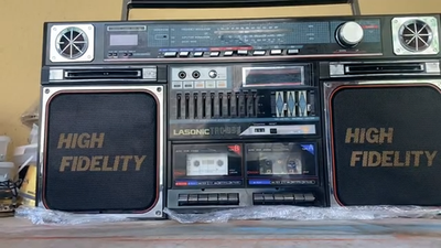 Vintage Boombox LASONIC TRC-935 Stereo Radiorecorder Cassette