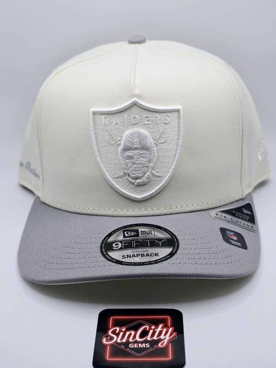 Las Vegas Oakland Raiders New Era 9Fifty Chrome Gray 2 Tone