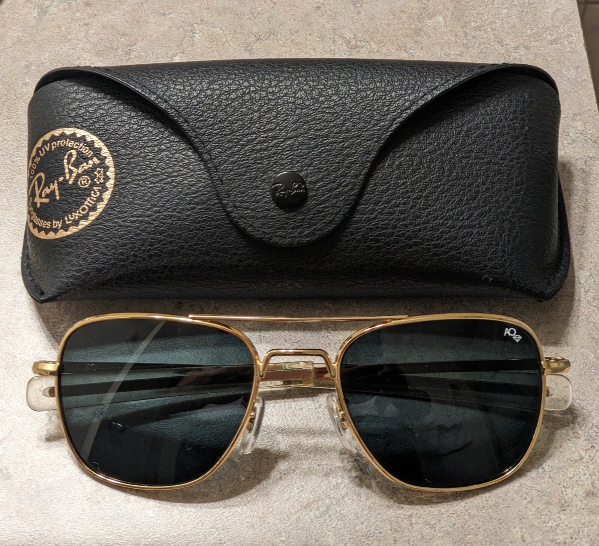 VINTAGE AMERICAN OPTICAL AO/USA SKYMASTER AVIATOR 54-20 20KGP