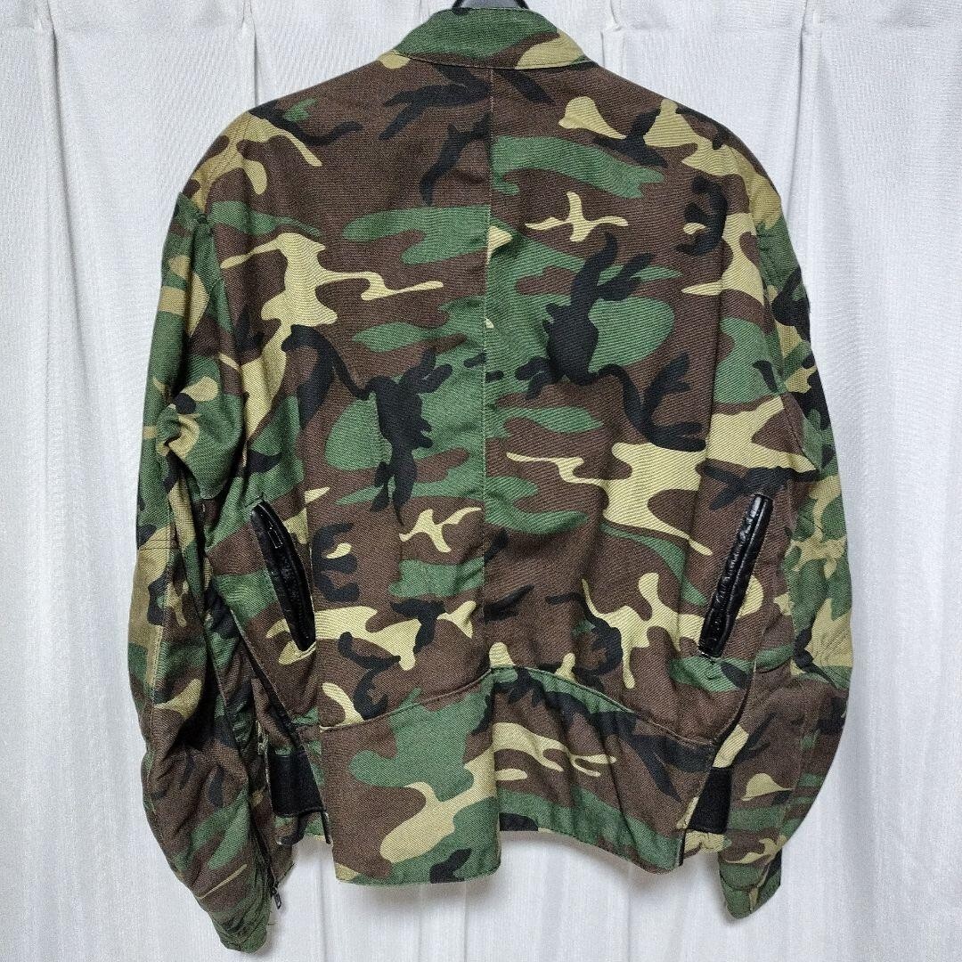 VANSON x SUZUKI Mens Camouflage Single Riders Jacket Size M