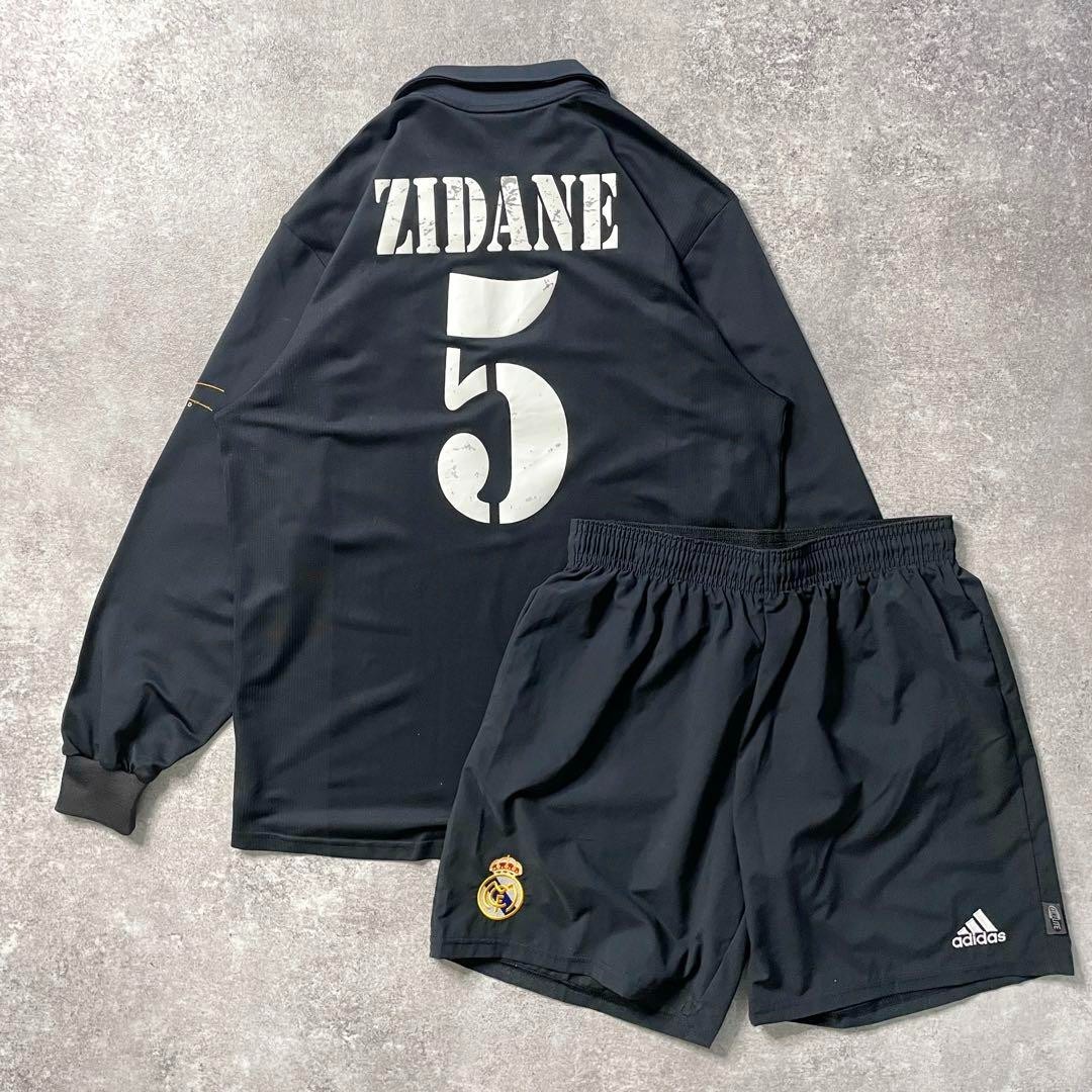 Zinedine Zidane #5 Real Madrid 02/03 Away 100th Anniversary L/S