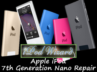 新品バッテリー Apple iPod nano 第7世代 ブルー 新品液晶 新品