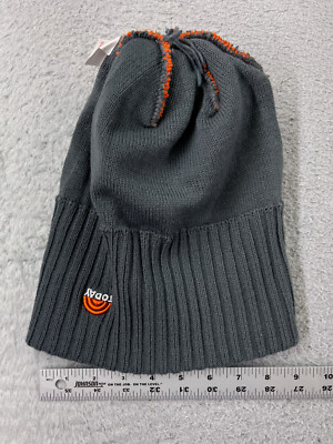 Today Show x Mitchell & Ness Beanie Toque Adult Orange Gray Fair