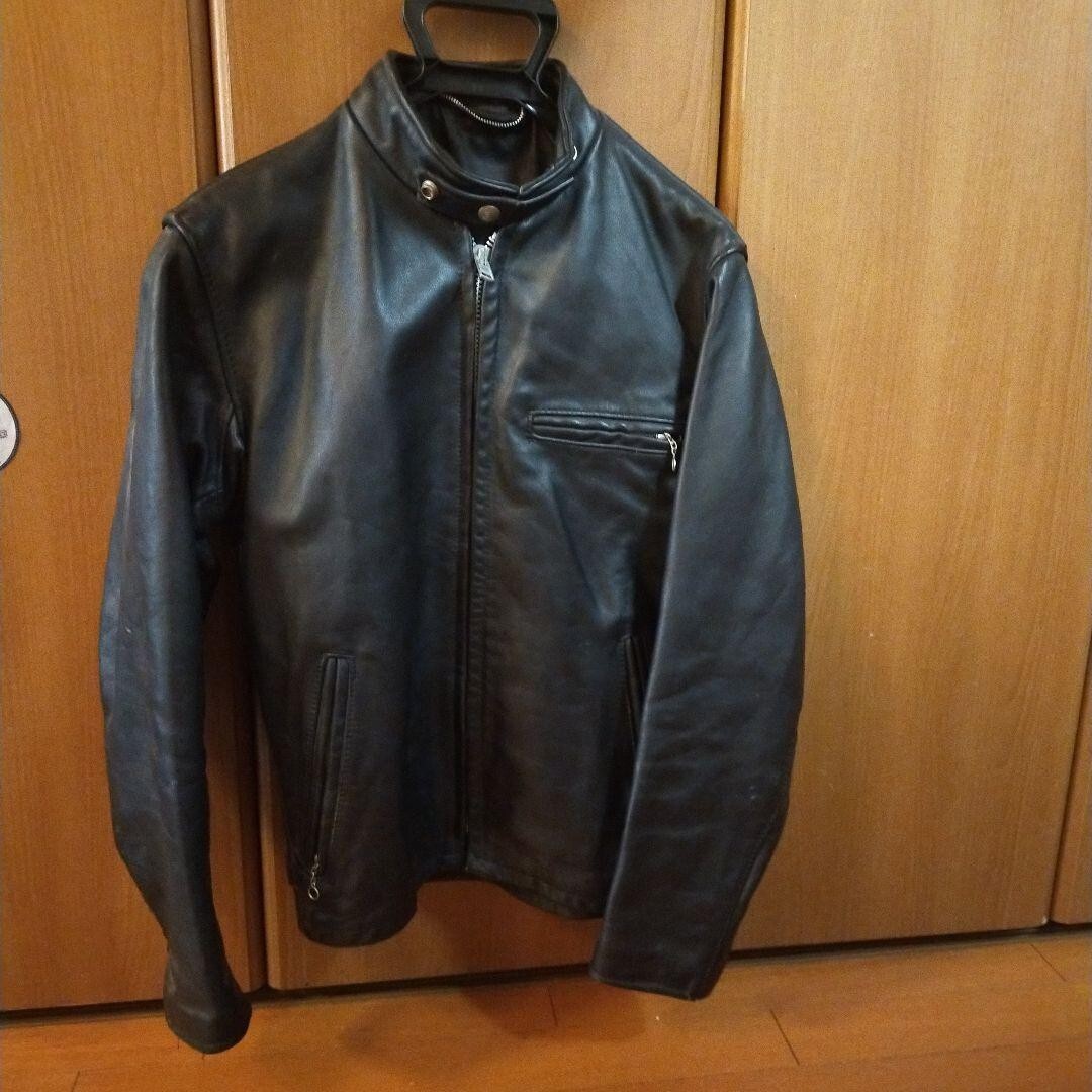 Schott Single Riders Blouson Jacket men 36 Leather Zip Up Vintage