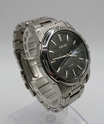 SEIKO V158-0AD0 Solar Men's Watch | eBay