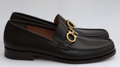 Salvatore Ferragamo Rolo Reversible Bit Mens Shoes Sz 9.5 D in